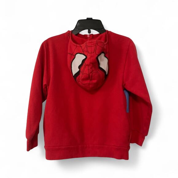 Marvel Spider-Man Far From Home Boys Long Sleeve Zip Hoodie with Mask SZ Small - Picture 3 of 7